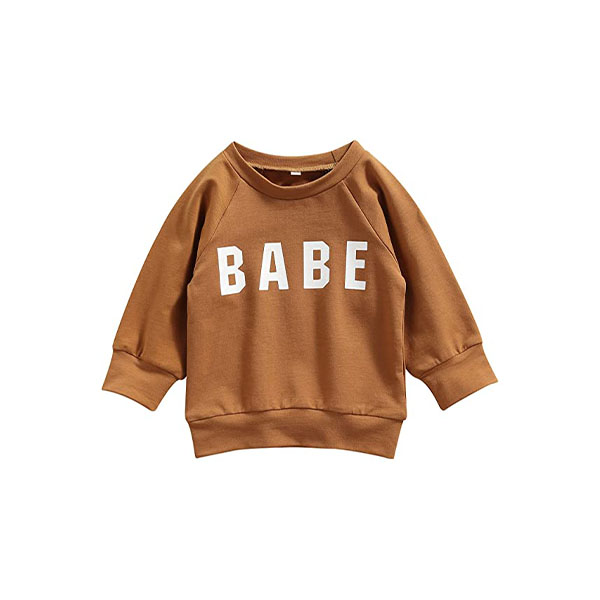 Kids Infant Baby Long Sleeve Pullover Sweatshirt - Image 4