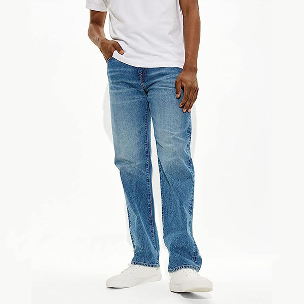 American Eagle Men U-0112-5908-857 Relaxed Straight Jean - Image 2