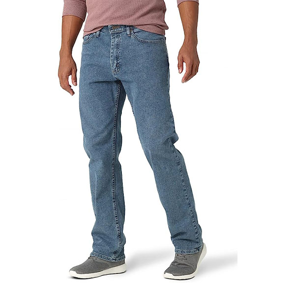 Wrangler Authentics Men's Big & Tall Relaxed Fit Comfort Flex Waist Jean