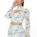 Light Floral Dress Set