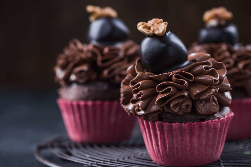 Guinness Chocolate Cupcakes with Mocha Buttercream