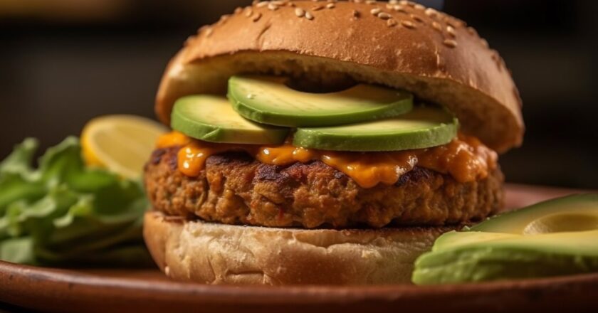 Cilantro Chicken Burgers with Avocado Recipe