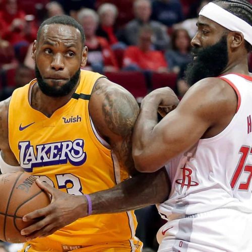 The Lakers and Rockets battled it out on ABC in what could be a playoff preview
