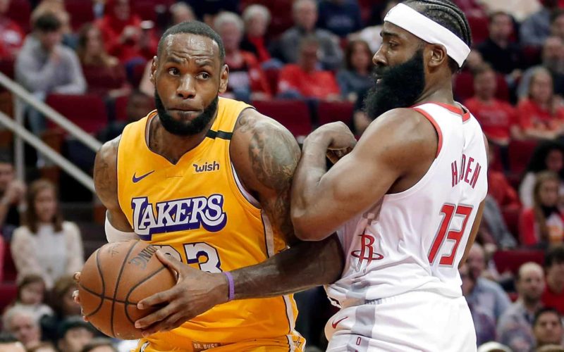 The Lakers and Rockets battled it out on ABC in what could be a playoff preview