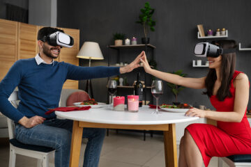 Virtual Reality Are Great For Hosting Early Morning Meetings From The Bed