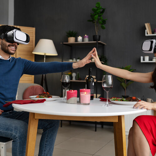 Virtual Reality Are Great For Hosting Early Morning Meetings From The Bed